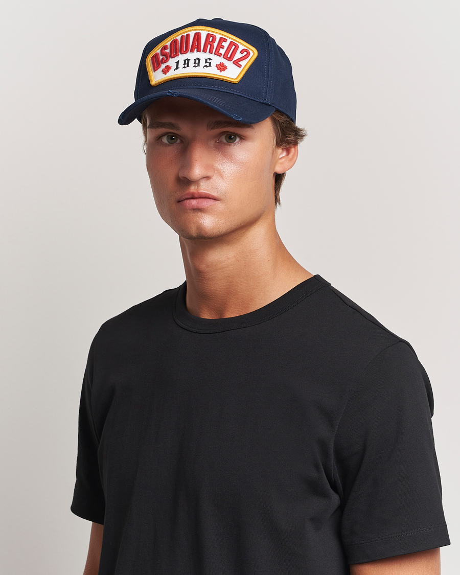 Uomini | Dsquared2 Logo Baseball Cap Navy | Dsquared2 | Logo Baseball Cap Navy