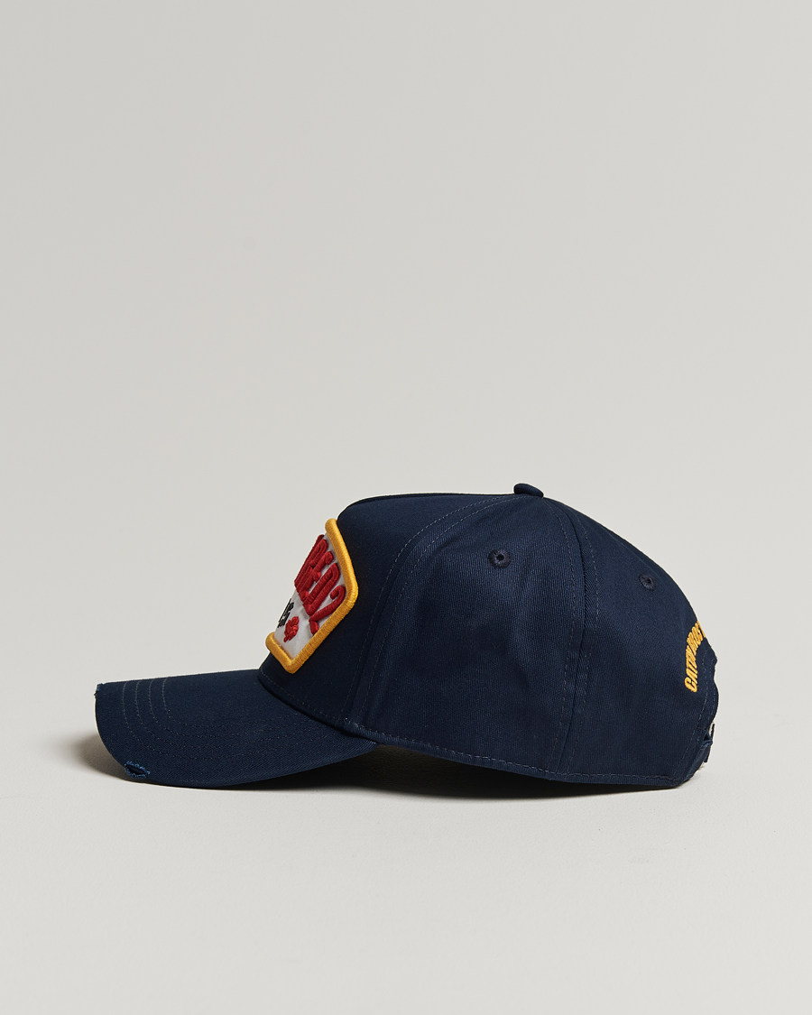 Uomini | Dsquared2 Logo Baseball Cap Navy | Dsquared2 | Logo Baseball Cap Navy