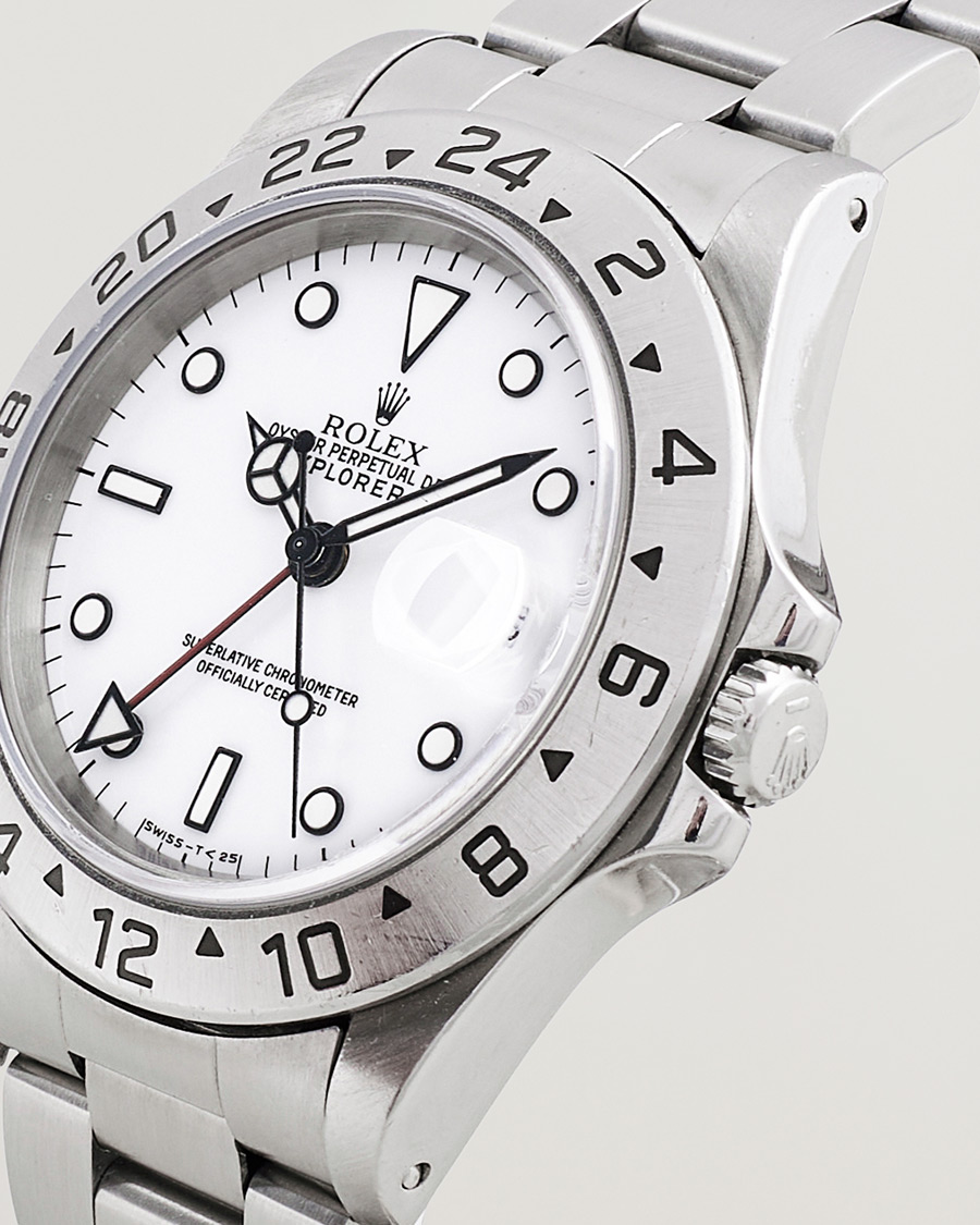 Uomini | Rolex Pre-Owned Explorer II 16570 Silver | Rolex Pre-Owned | Explorer II 16570 Silver