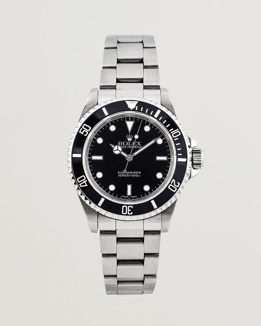 Uomini | Rolex Pre-Owned Submariner 14060 No Date Silver | Rolex Pre-Owned | Submariner 14060 No Date Silver
