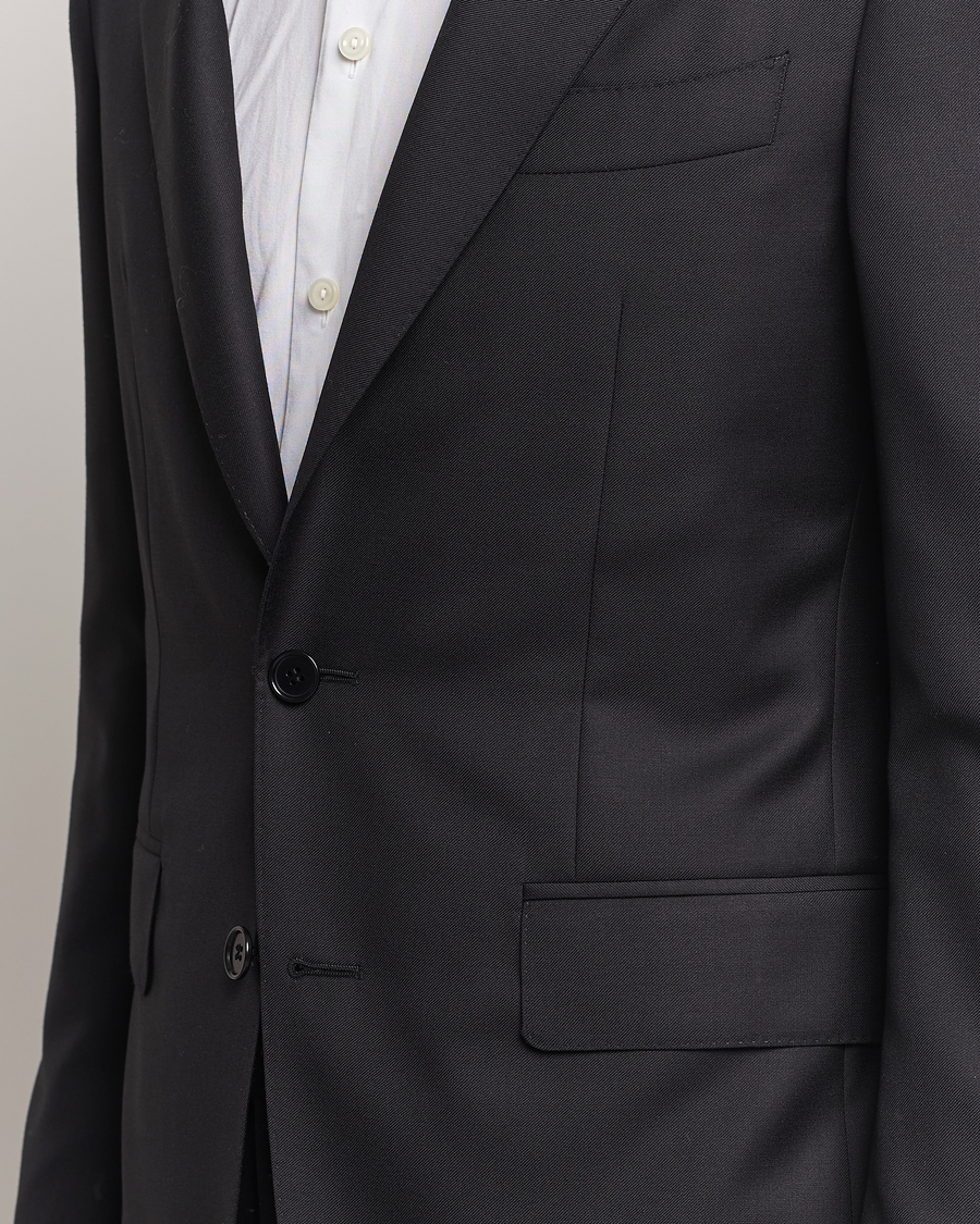 Uomini | Abiti | Canali | Super 130s Wool Capri Suit Black