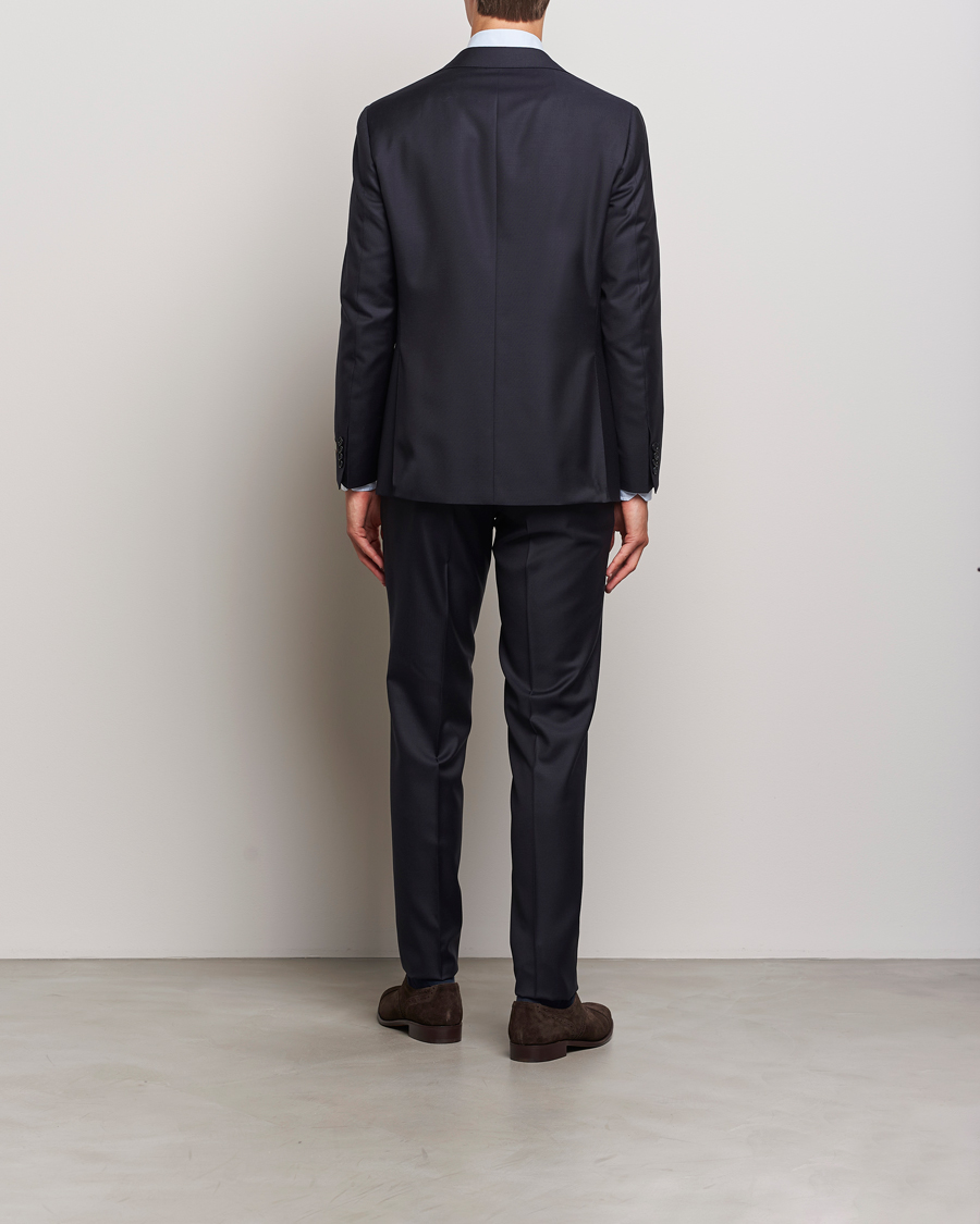 Uomini | Abiti | Canali | Super 130s Wool Capri Suit Navy