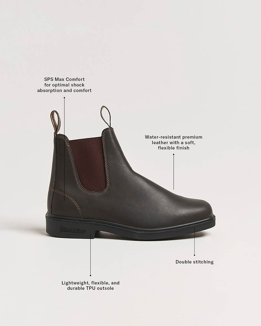Uomini | Stivali | Blundstone | 062 Dress Leather Chelsea Boot Stout Brown