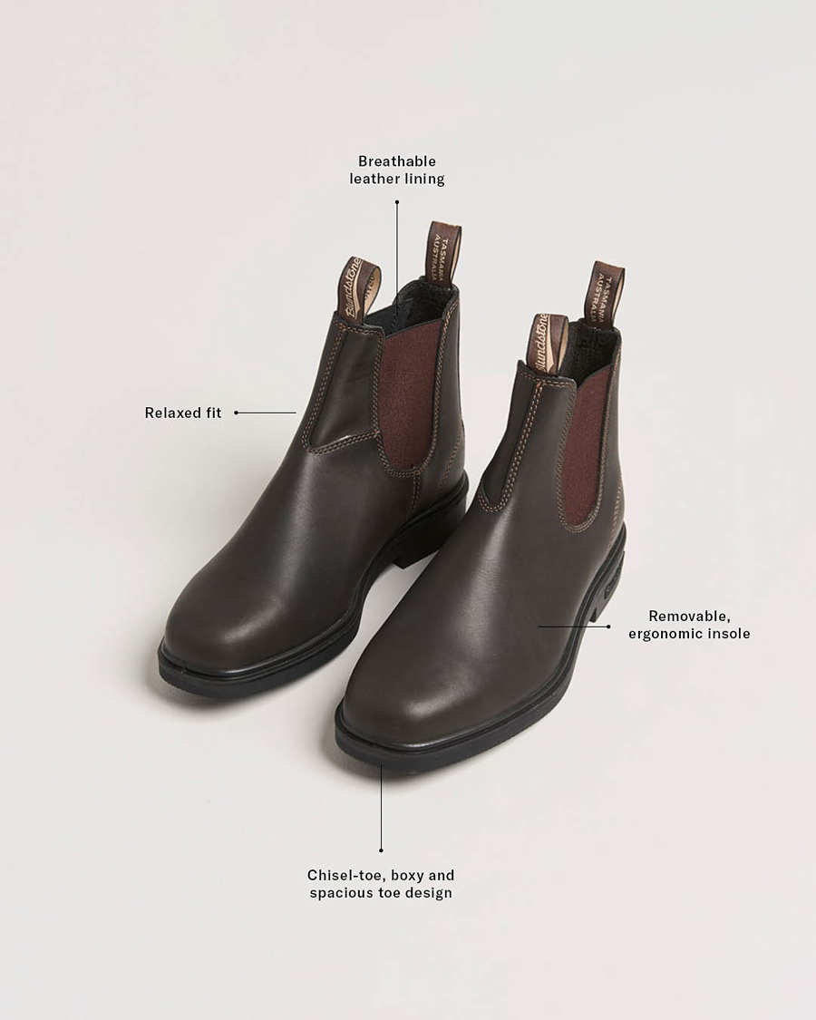 Uomini | Stivali | Blundstone | 062 Dress Leather Chelsea Boot Stout Brown