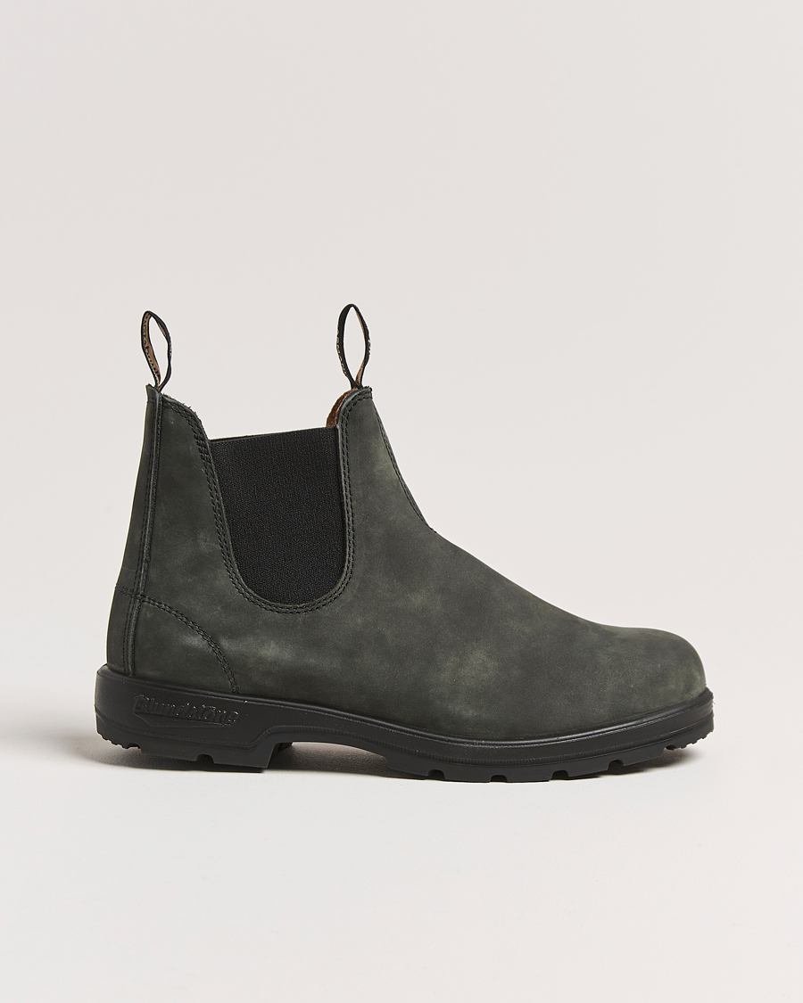 Uomini | Stivali | Blundstone | 587 Original Leather Chelsea Boot Rustic Black