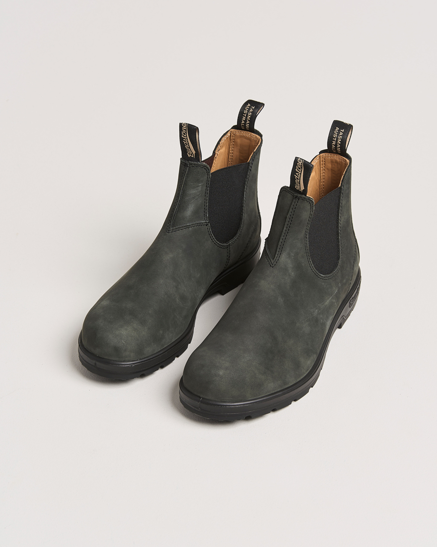 Uomini | Stivali | Blundstone | 587 Original Leather Chelsea Boot Rustic Black