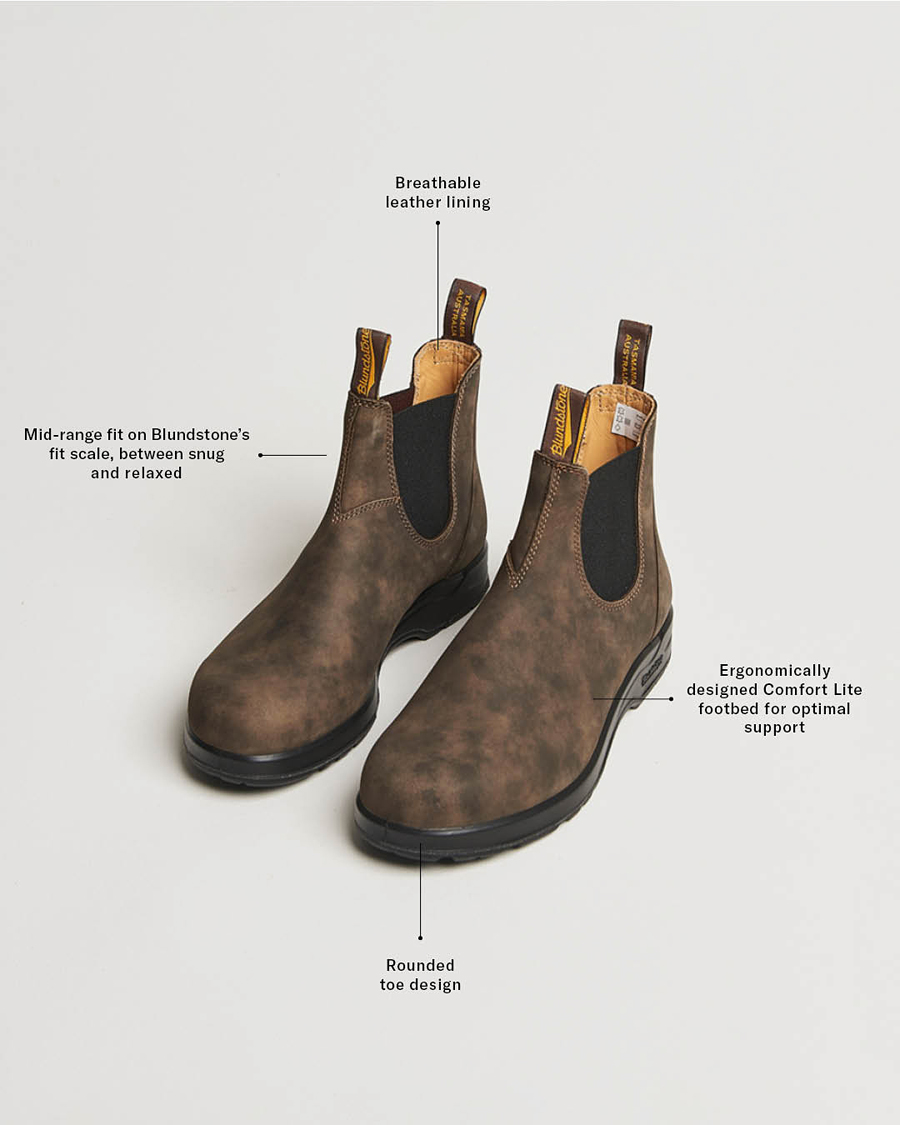 Uomini | Stivali | Blundstone | 2056 All Terrain Chelsea Boot Rustic Brown