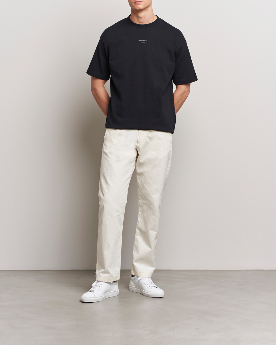 Uomini | T-shirt | Drôle de Monsieur | Classic Slogan T-Shirt Black