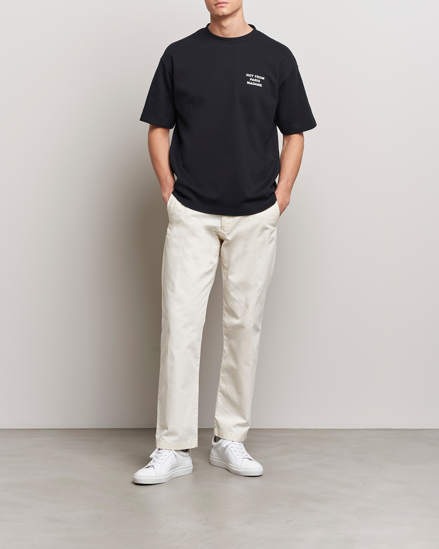 Uomini | T-shirt | Drôle de Monsieur | Slogan T-Shirt Black