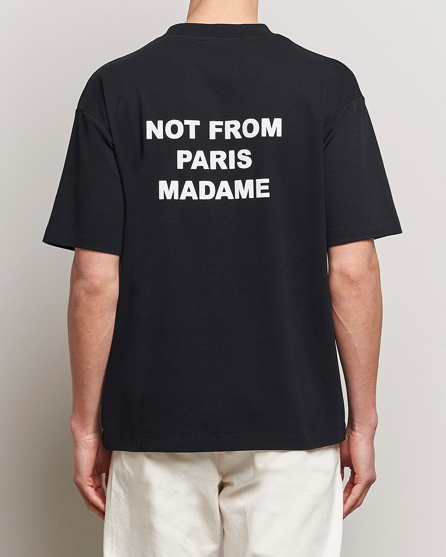 Uomini | T-shirt | Drôle de Monsieur | Slogan T-Shirt Black