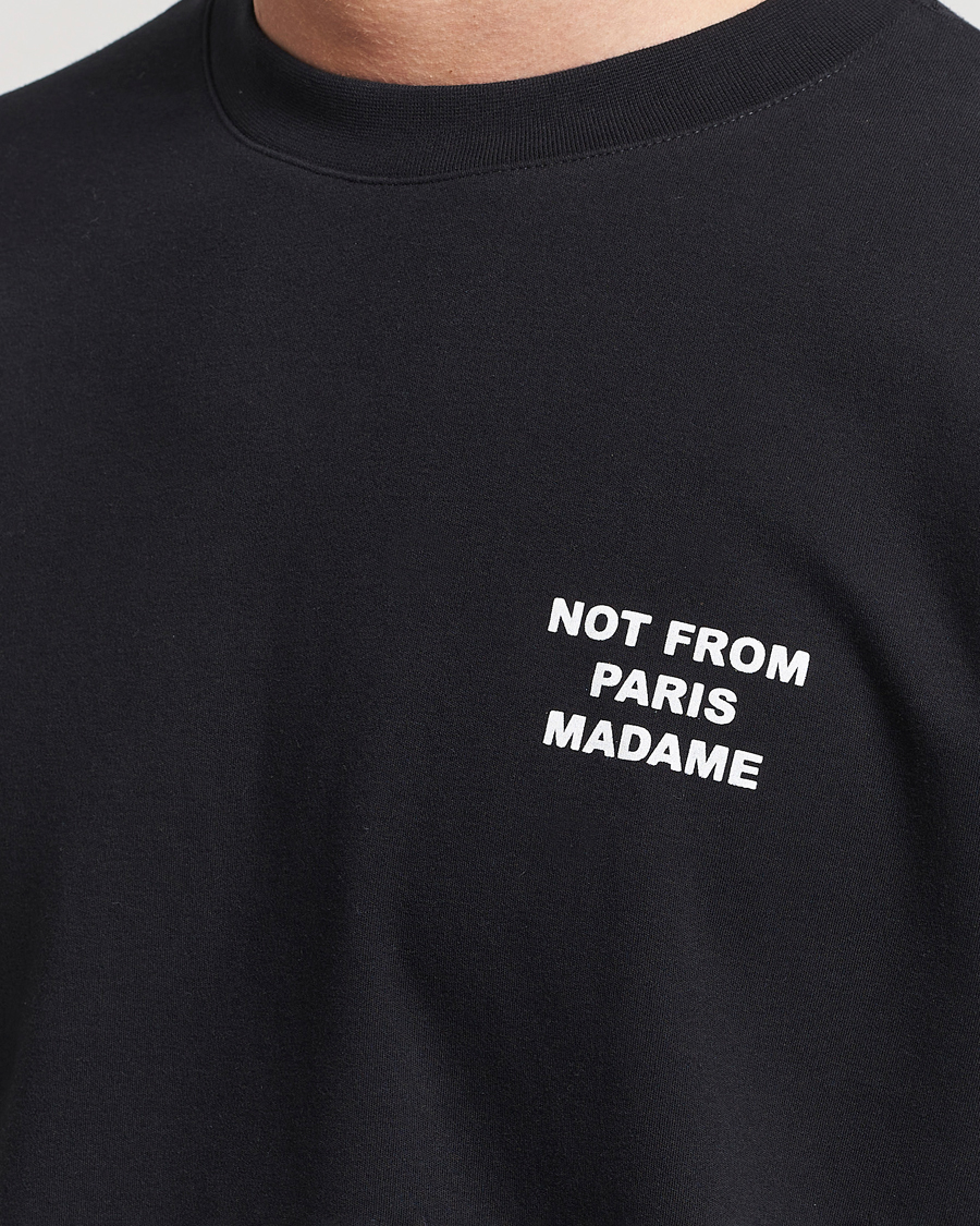 Uomini | T-shirt | Drôle de Monsieur | Slogan T-Shirt Black