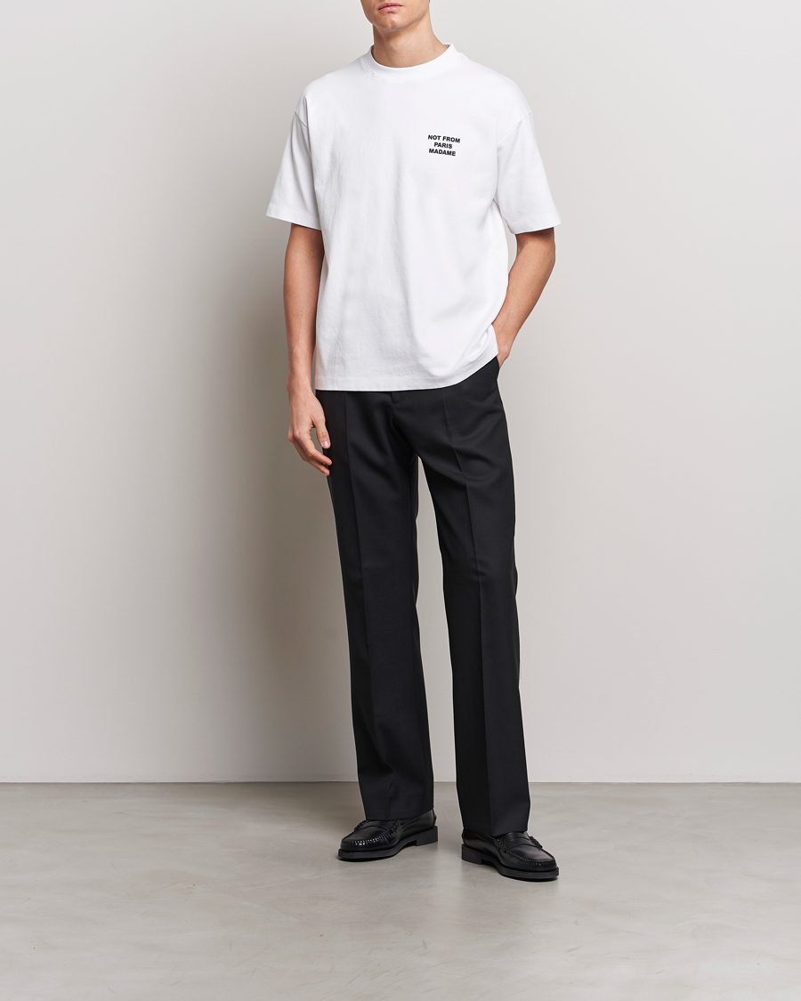 Uomini | T-shirt | Drôle de Monsieur | Slogan T-Shirt Optic White