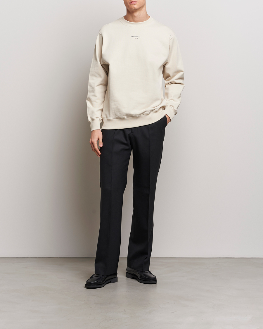 Uomini | Maglieria | Drôle de Monsieur | Classic Slogan Sweatshirt Mastic