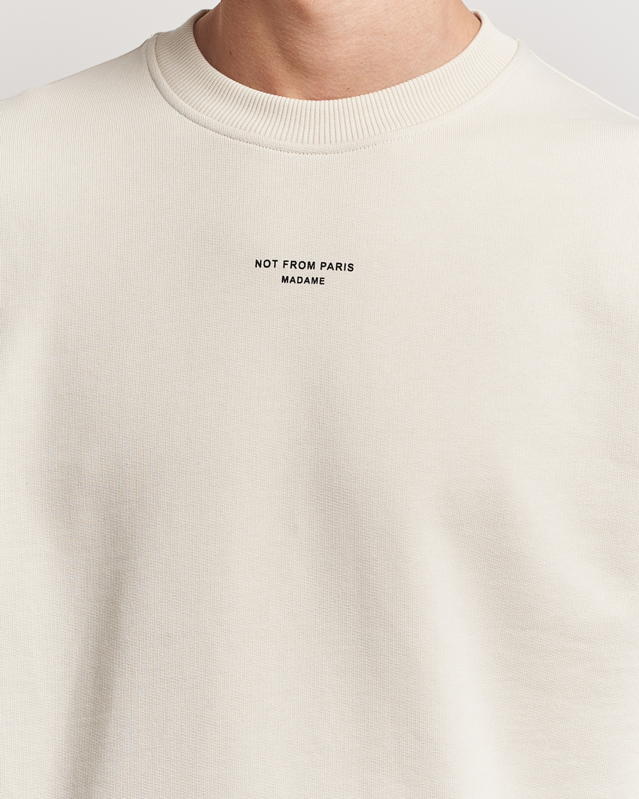 Uomini | Maglieria | Drôle de Monsieur | Classic Slogan Sweatshirt Mastic