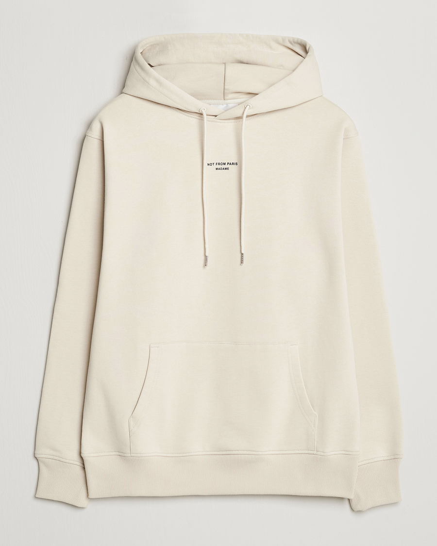 Uomini | Maglieria | Drôle de Monsieur | Classic Slogan Hoodie Mastic
