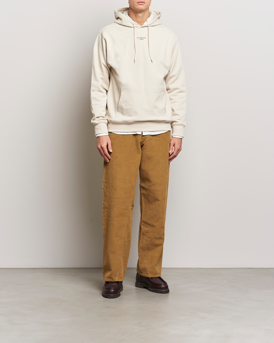Uomini | Maglieria | Drôle de Monsieur | Classic Slogan Hoodie Mastic