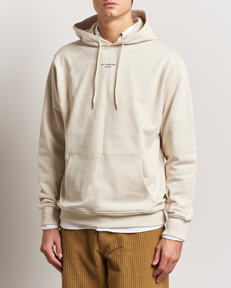 Uomini | Maglieria | Drôle de Monsieur | Classic Slogan Hoodie Mastic