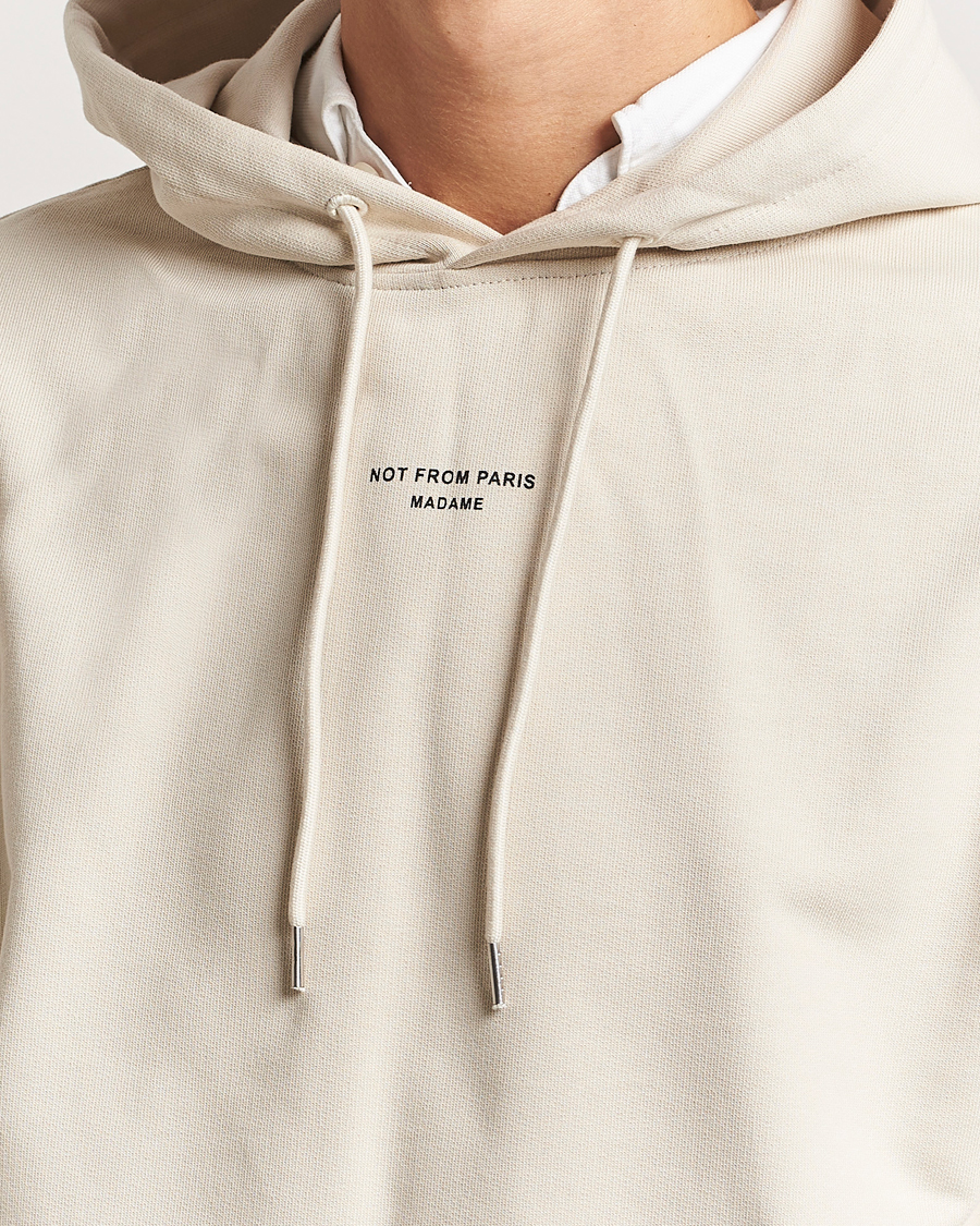 Uomini | Maglieria | Drôle de Monsieur | Classic Slogan Hoodie Mastic