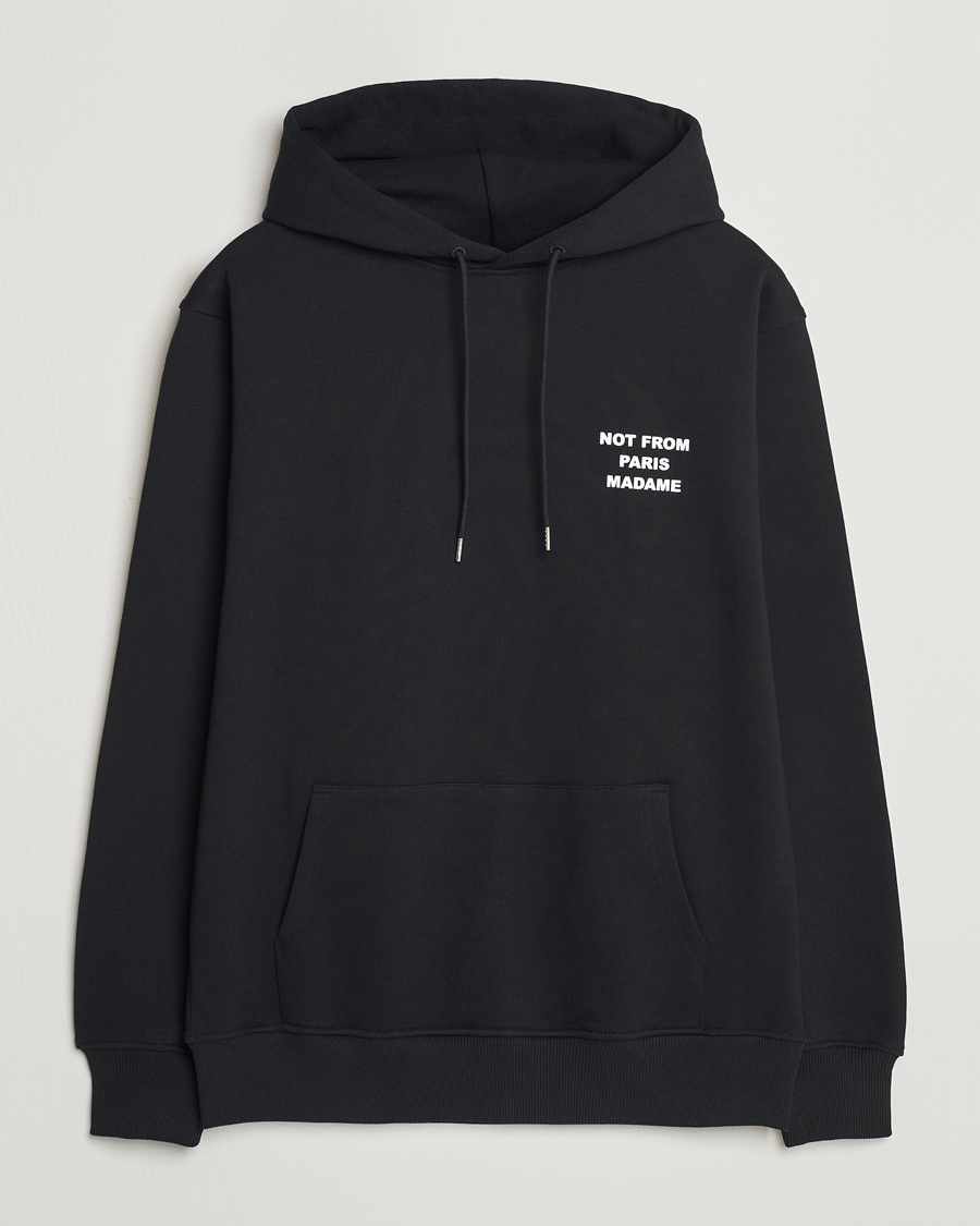 Uomini | Maglieria | Drôle de Monsieur | Slogan Hoodie Black