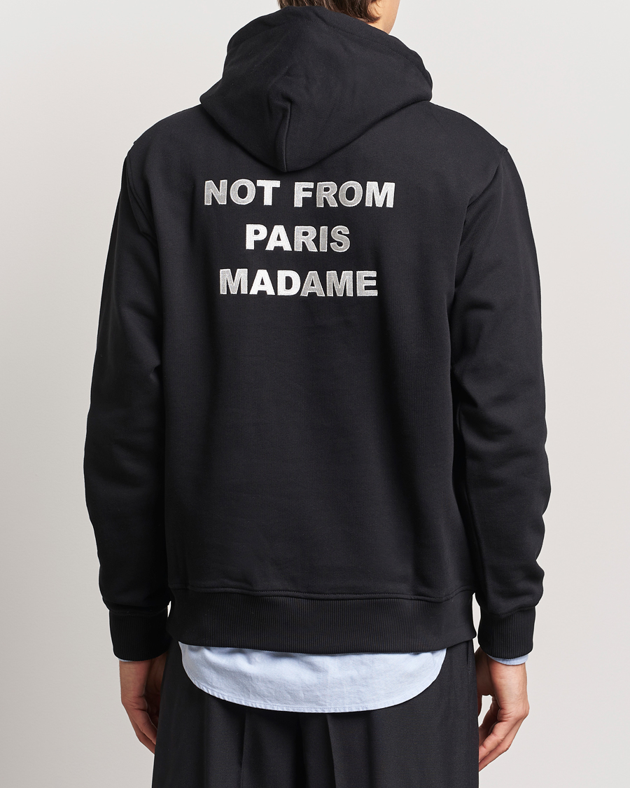 Uomini | Maglieria | Drôle de Monsieur | Slogan Hoodie Black