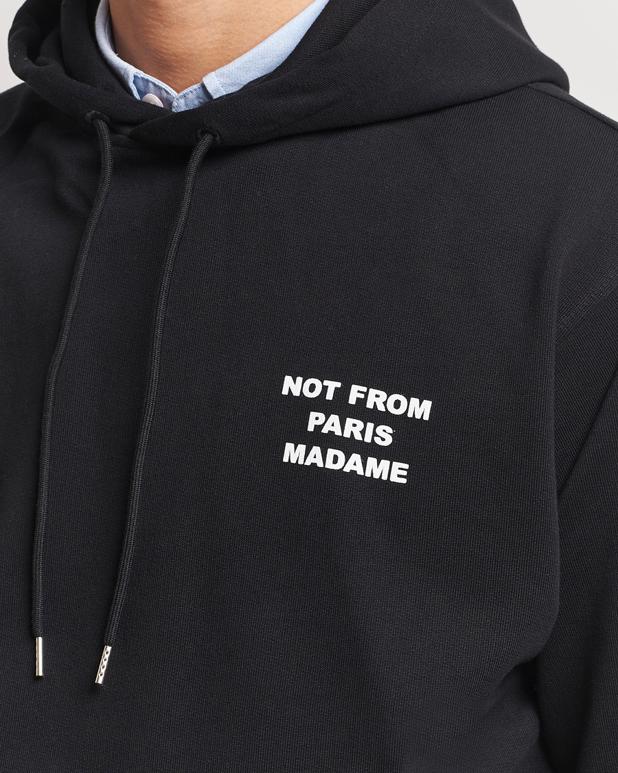 Uomini | Maglieria | Drôle de Monsieur | Slogan Hoodie Black