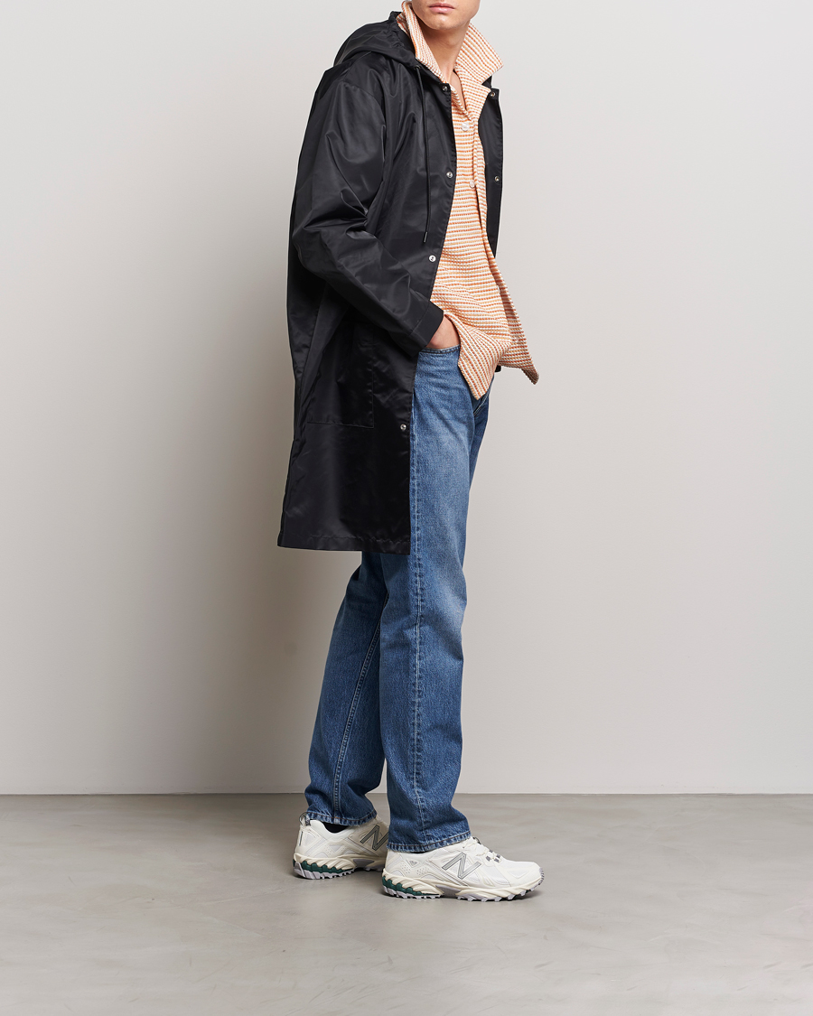 Uomini | Giacche | Drôle de Monsieur | La Parka Slogan Coat Black