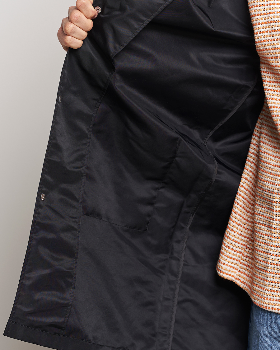 Uomini | Giacche | Drôle de Monsieur | La Parka Slogan Coat Black