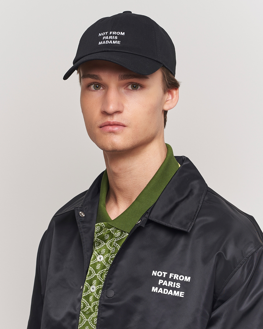 Uomini | Cappelli & Berretti | Drôle de Monsieur | Slogan Baseball Black