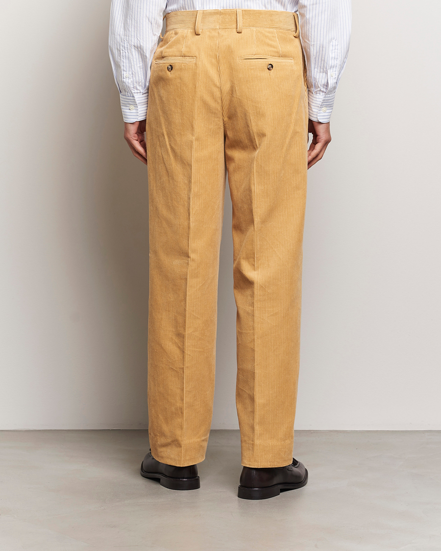 Uomini | Pantaloni | GANT 240 Mulberry Street | Corduroy Pants Mustard Grain