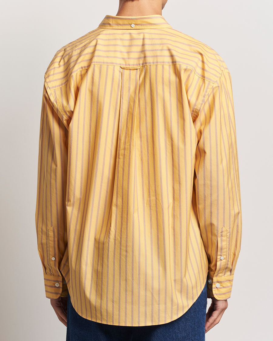 Uomini | Camicie | GANT | Rel Herigate Poplin Stripe Shirt Faded Sunset