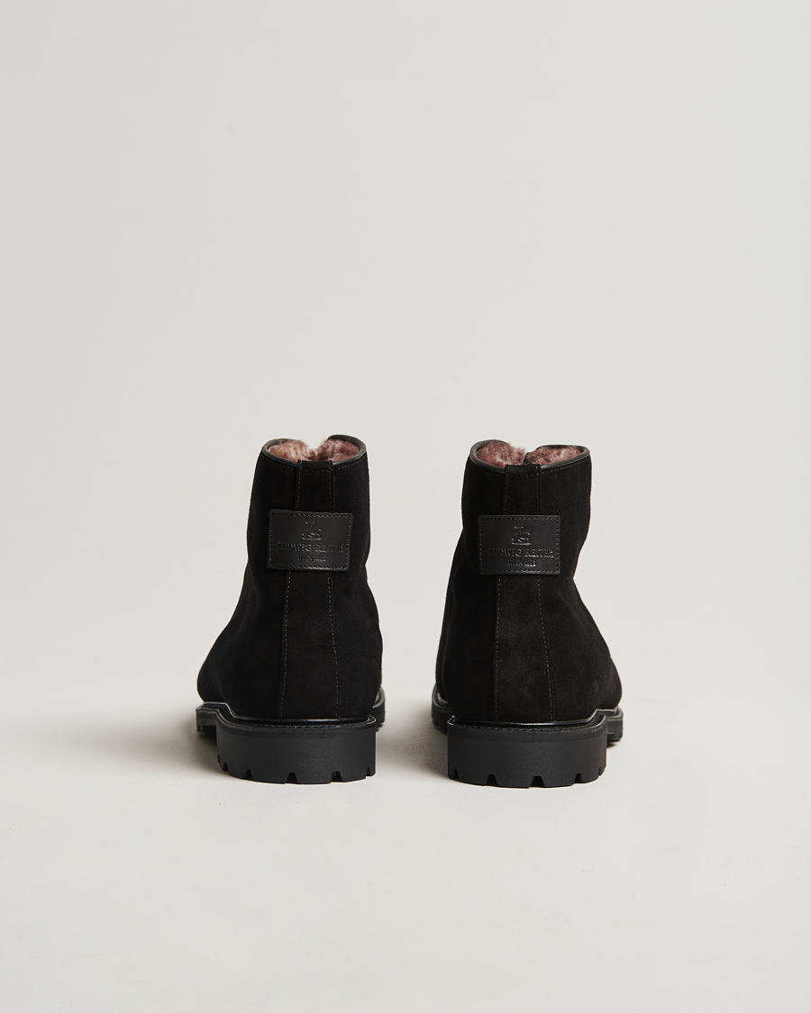 Uomini | Ludwig Reiter Après Ski Black Suede | Ludwig Reiter | Après Ski Black Suede