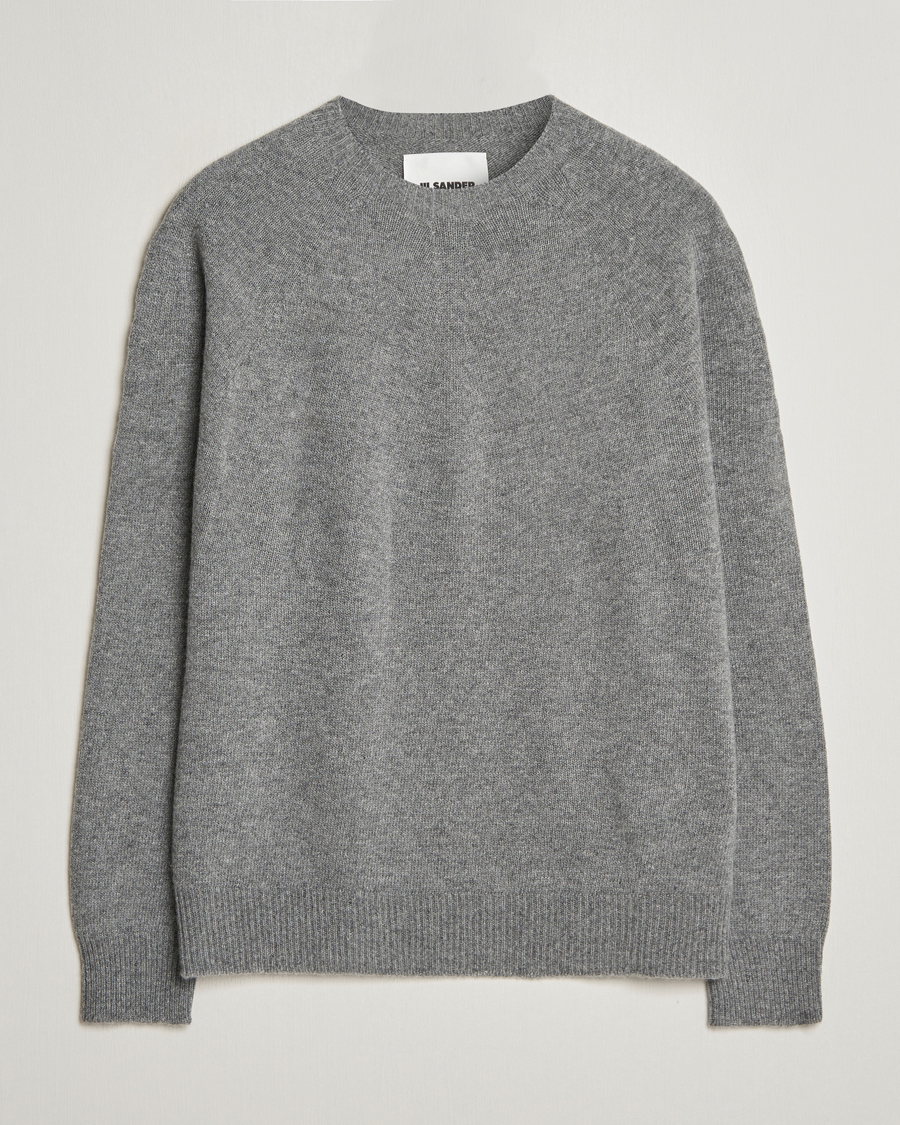 Uomini | Maglieria | Jil Sander | Seamless Crew Neck Sweater Grey Melange