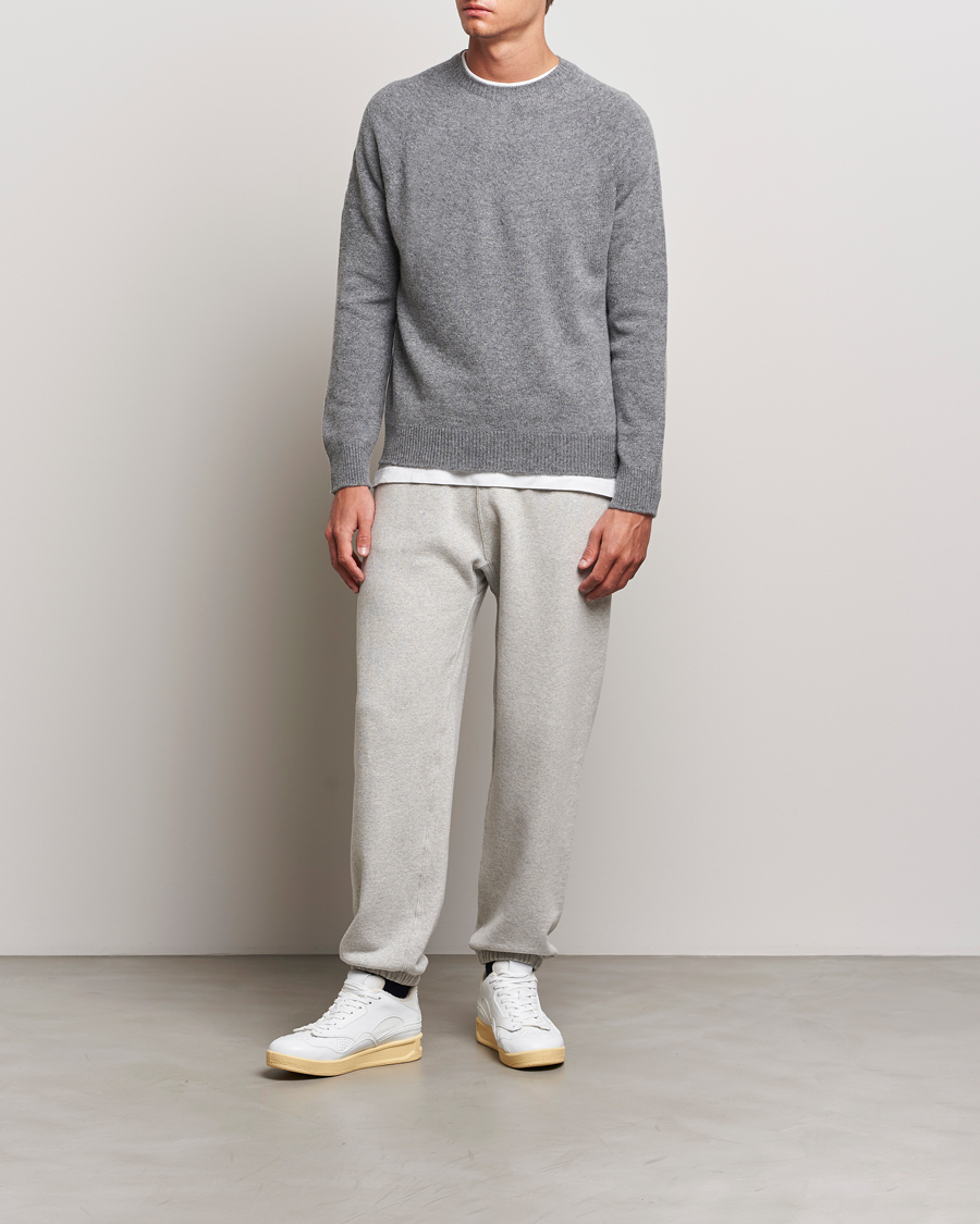 Uomini | Maglieria | Jil Sander | Seamless Crew Neck Sweater Grey Melange