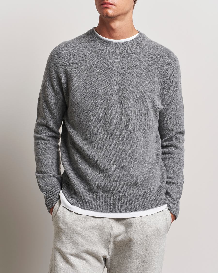 Uomini | Maglieria | Jil Sander | Seamless Crew Neck Sweater Grey Melange
