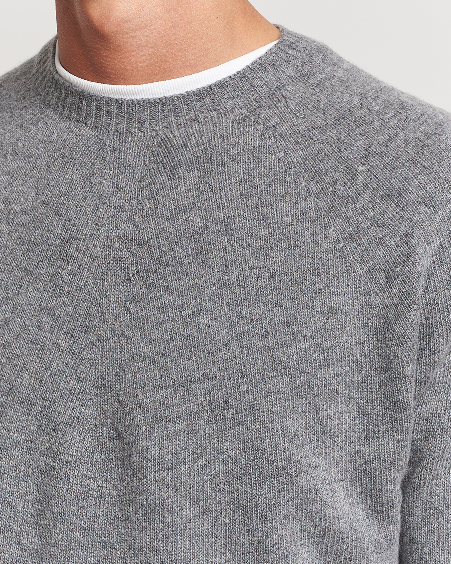 Uomini | Maglieria | Jil Sander | Seamless Crew Neck Sweater Grey Melange