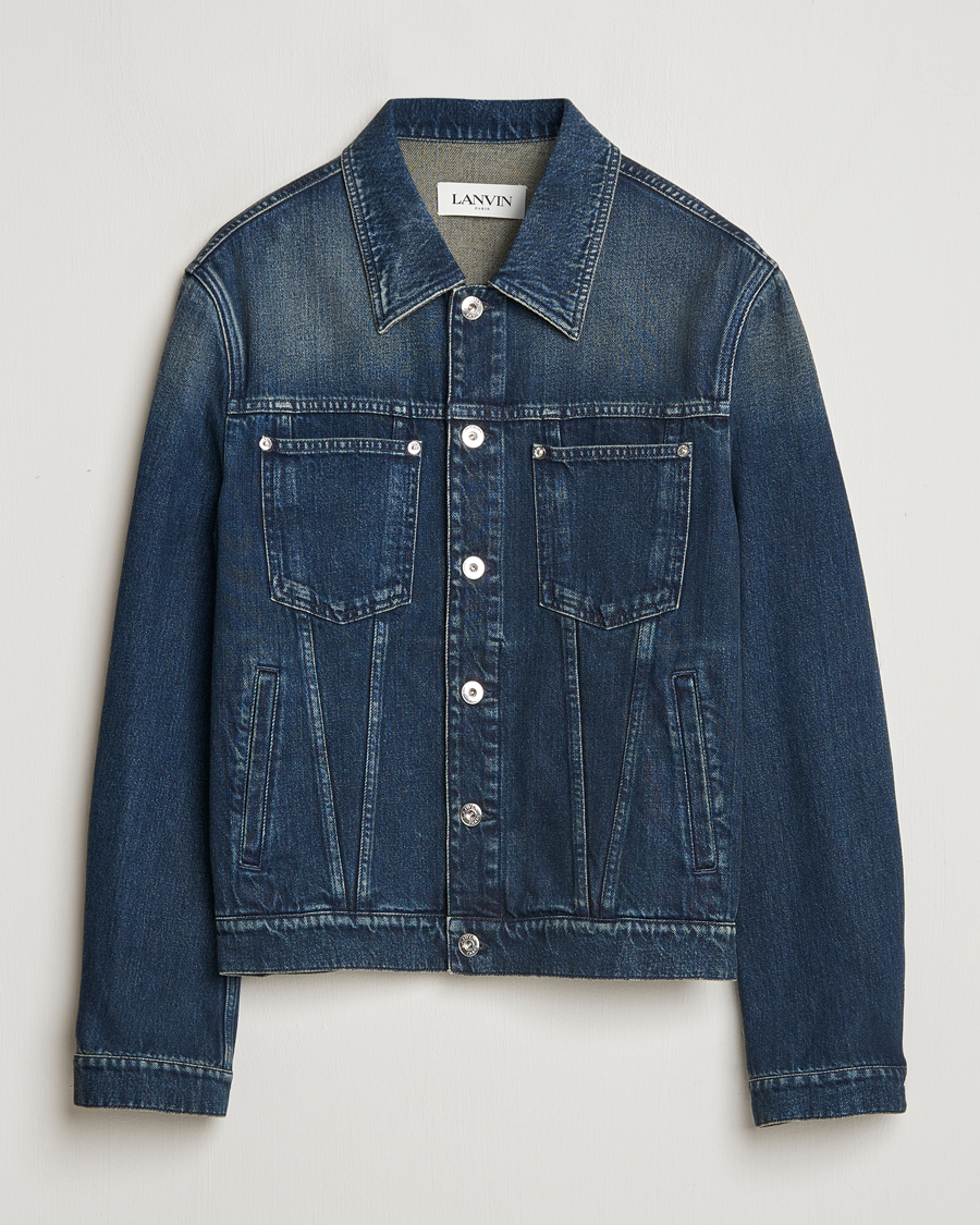 Uomini | Giacche | Lanvin | Classic Denim Jacket Medium Blue