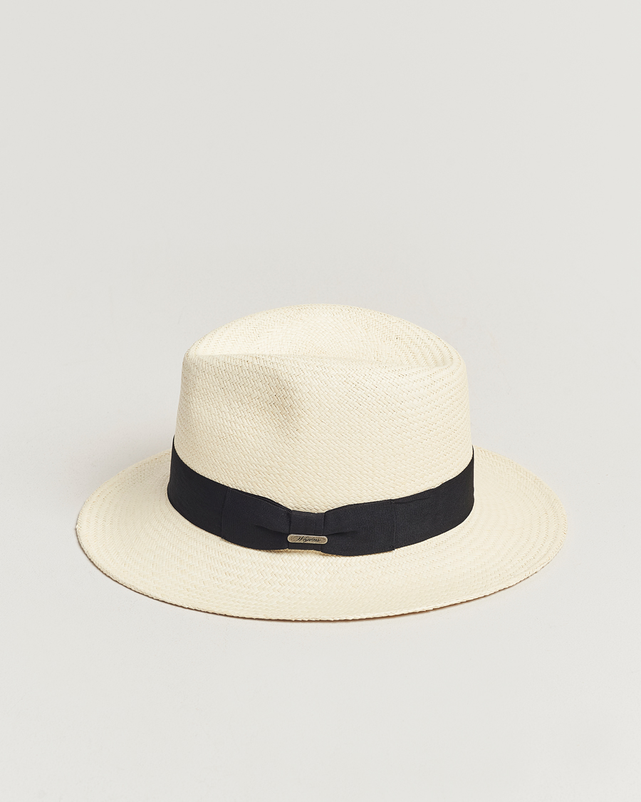 Uomini | Cappelli & Berretti | Wigéns | Panama Hat White/Black