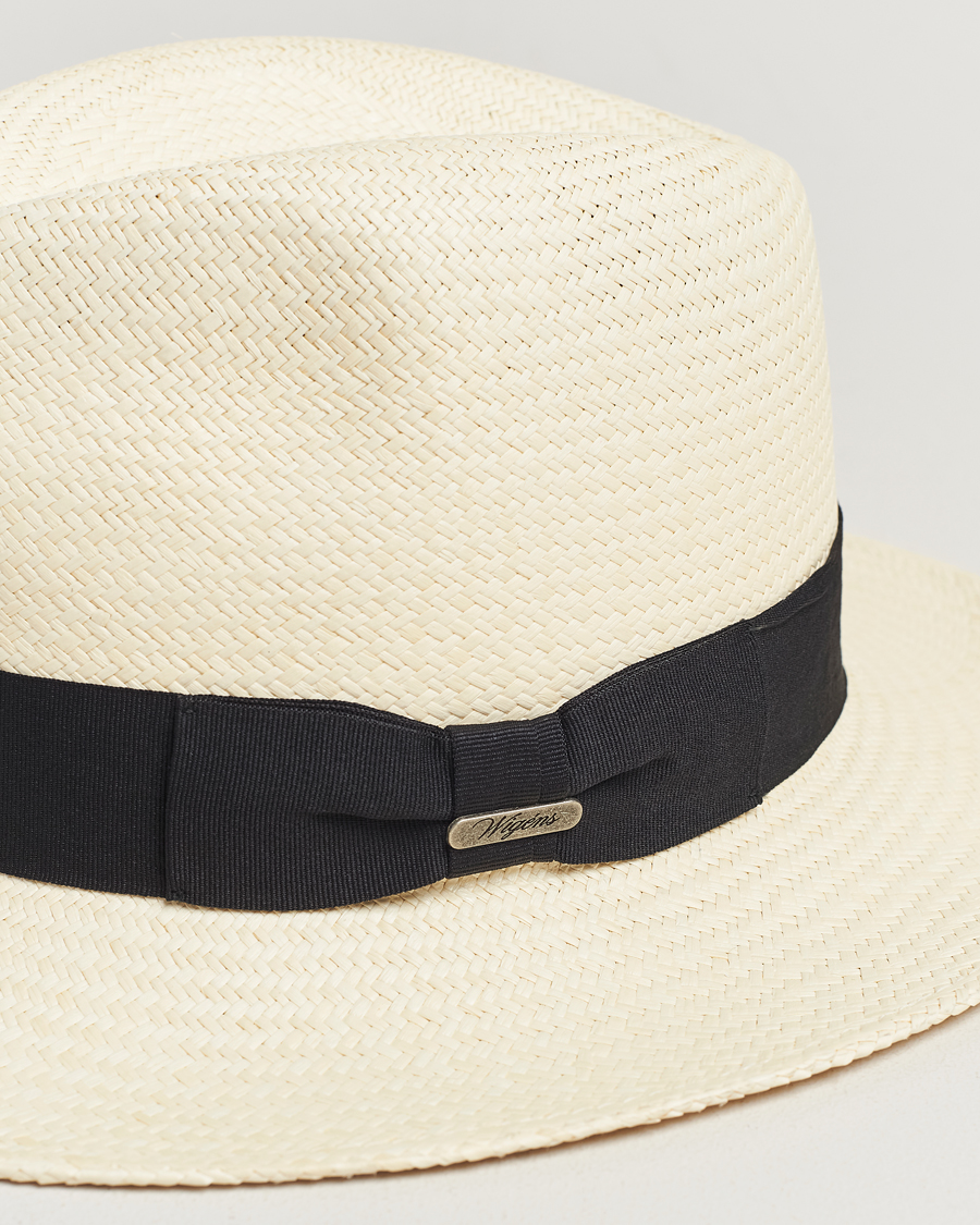 Uomini | Cappelli & Berretti | Wigéns | Panama Hat White/Black