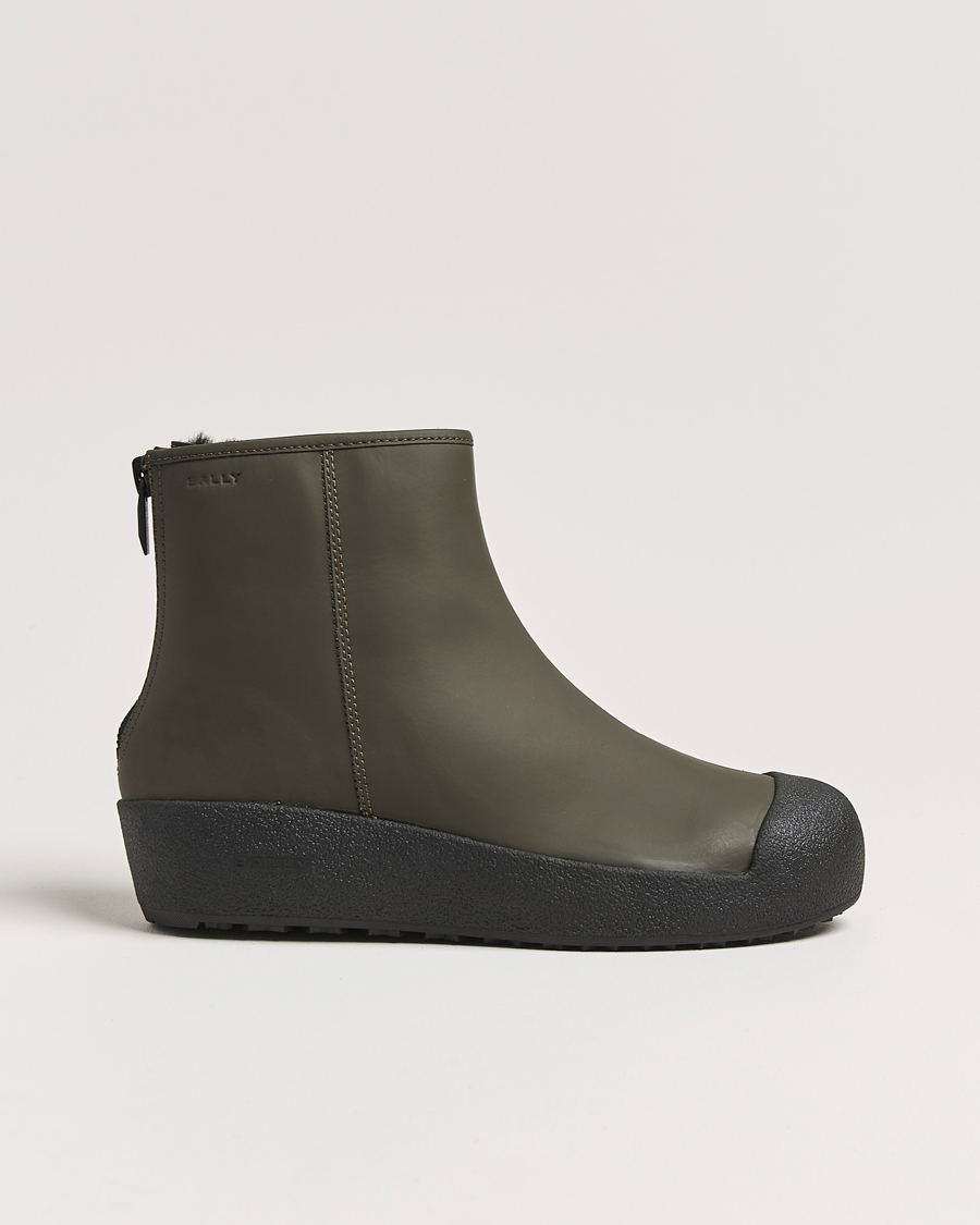 Uomini | Bally Guard III M Waterproof Curling Boot Olive | Bally | Guard III M Waterproof Curling Boot Olive