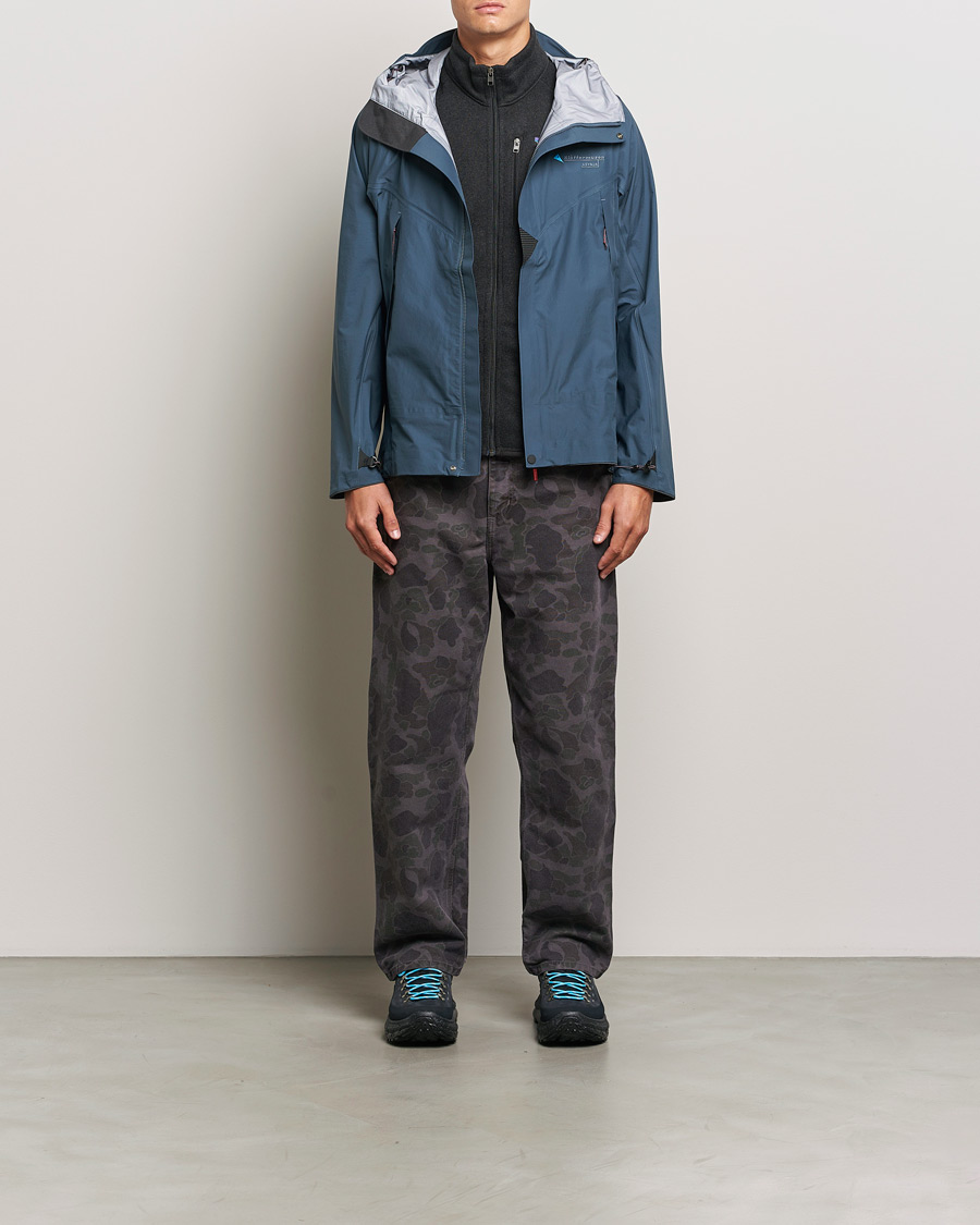 Uomini | Giacche | Klättermusen | Asynja Lightweight Waterproof Jacket Midnight Blue