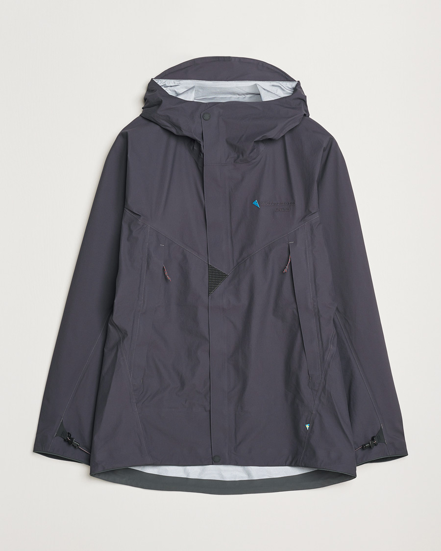 Uomini | Giacche | Klättermusen | Asynja Lightweight Waterproof Jacket Raven