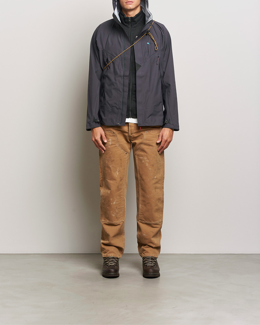 Uomini | Giacche | Klättermusen | Asynja Lightweight Waterproof Jacket Raven