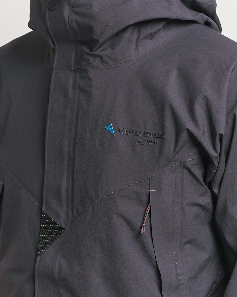 Uomini | Giacche | Klättermusen | Asynja Lightweight Waterproof Jacket Raven