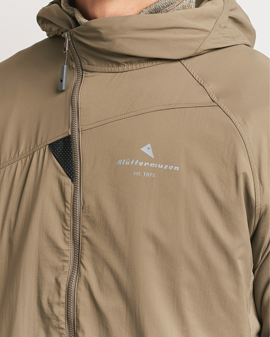 Uomini | Giacche | Klättermusen | 74 Levitend Active Hooded Jacket Dark Khaki