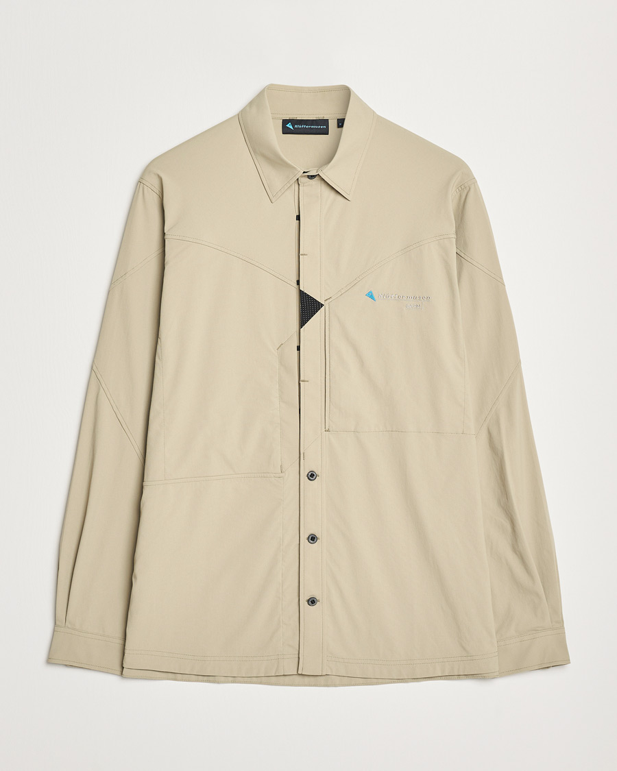 Uomini | Camicie | Klättermusen | Garm Technical Outdoor Shirt Silver Green
