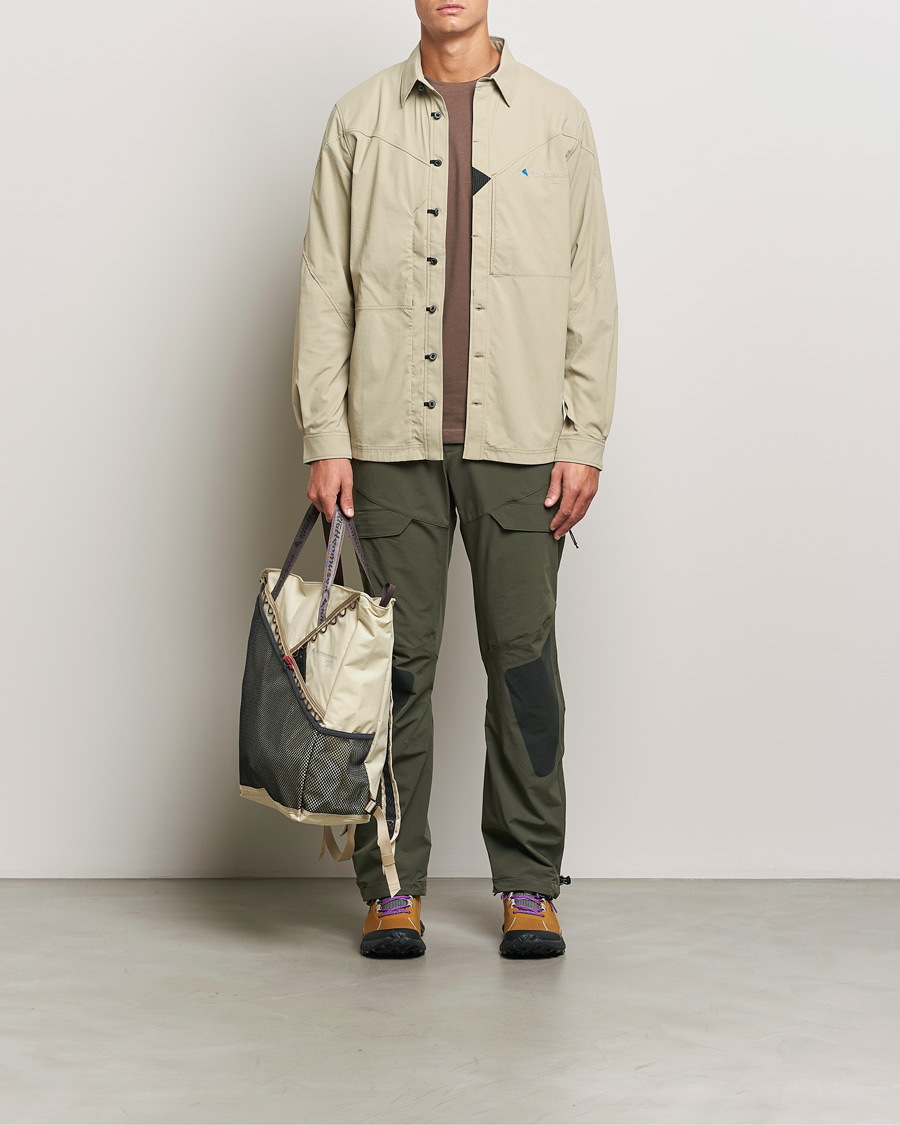 Uomini | Camicie | Klättermusen | Garm Technical Outdoor Shirt Silver Green
