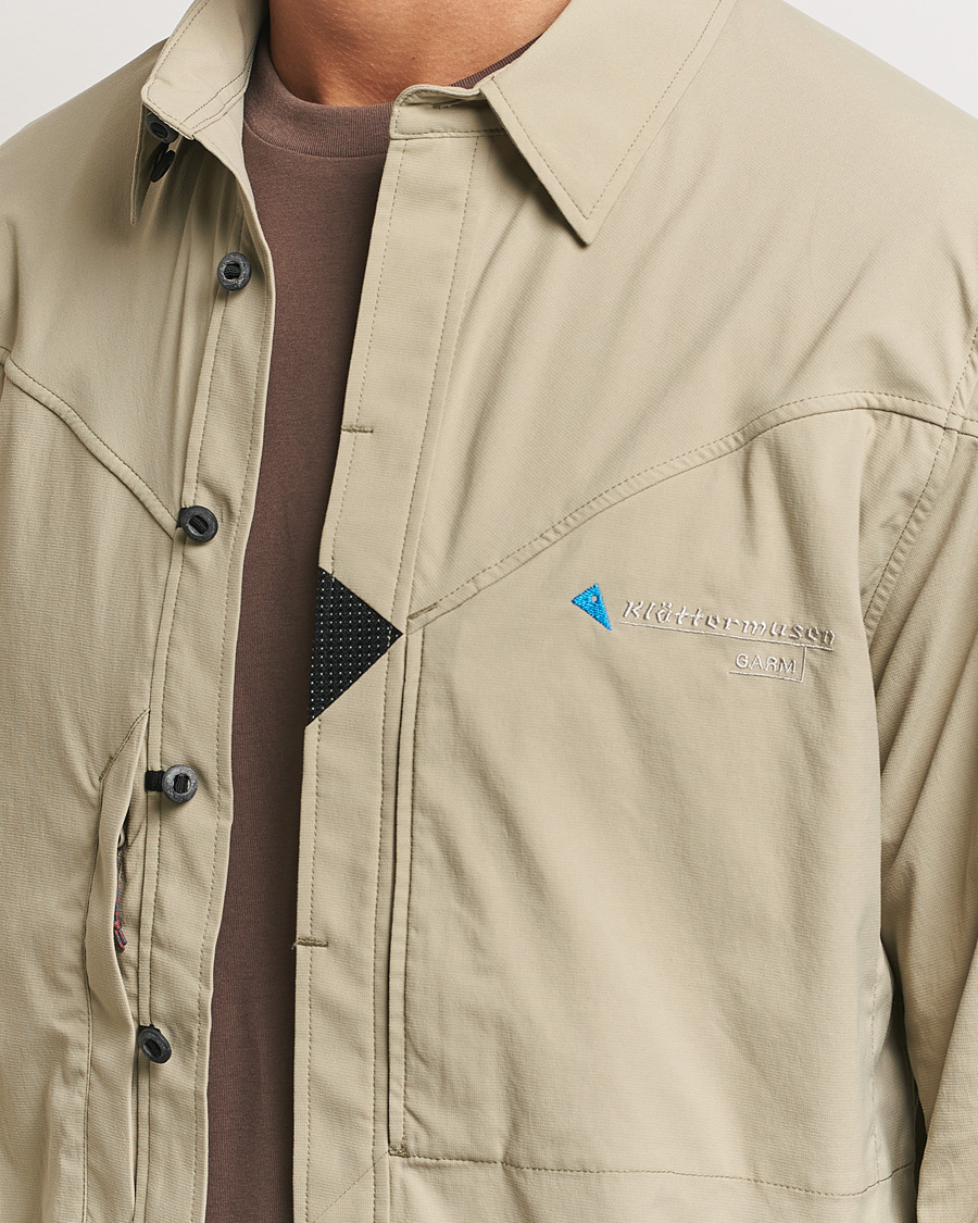 Uomini | Camicie | Klättermusen | Garm Technical Outdoor Shirt Silver Green