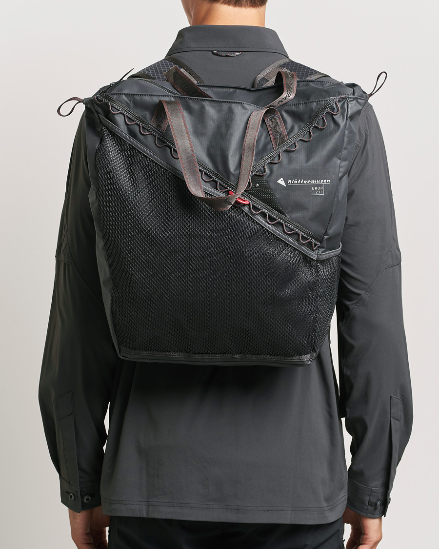 Uomini | Klättermusen Urur 23L Tote/Backpack Raven | Klättermusen | Urur 23L Tote/Backpack Raven