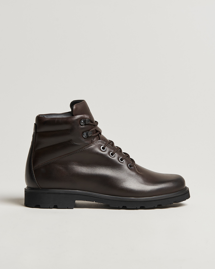 Uomini | Stivali | UBR | Black Storm Leather Boot Dark Brown