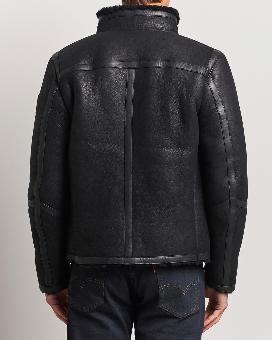 Uomini | Giacche | Belstaff | Tundra Sherling Leather Jacket Black